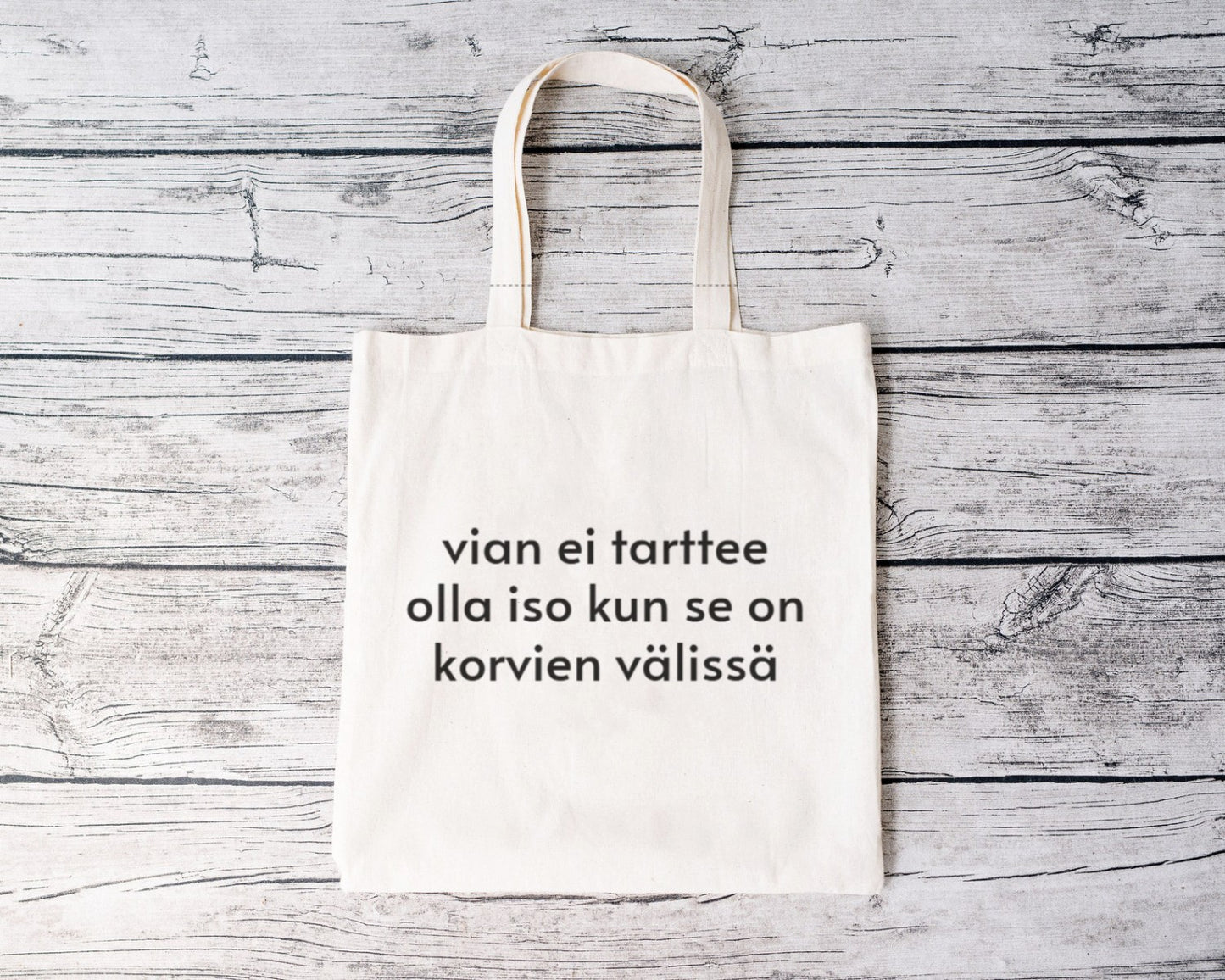 Vian ei tarttee olla iso |Kassi|