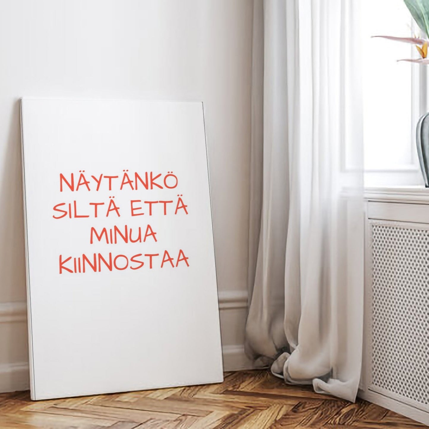 Näytänkö siltä että