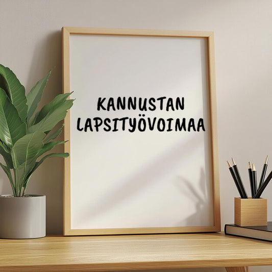 Kannustan Lapsityövoimaa