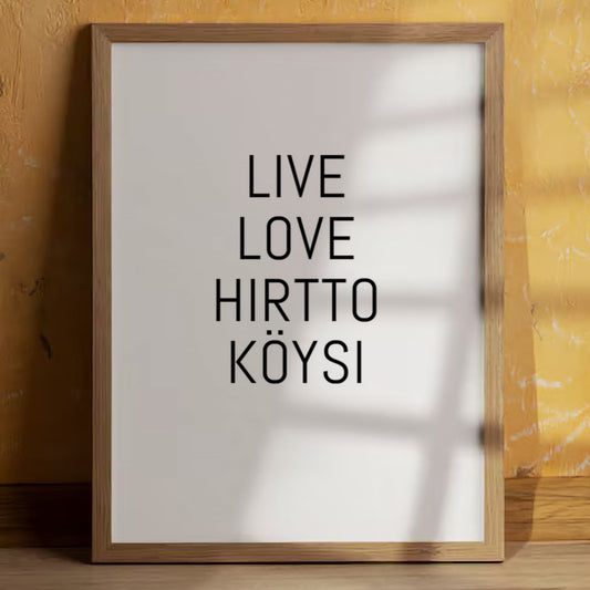 Live Love Hirtto Köysi